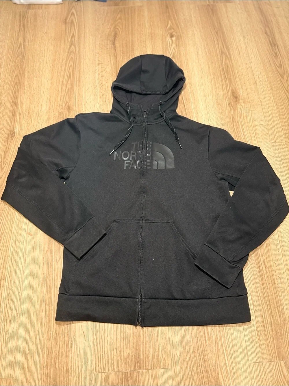 The North Face Black Full-Zip Hooded Sweatshirt